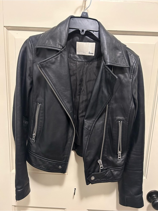 Wilfred Jackets & Blazers - Wilfred Free Black Leather Moto Jacket